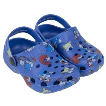 Disney Sonic Clog – Unisex Blue Premium Hausschuh Größe 28
