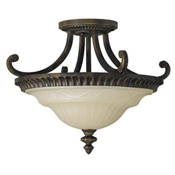 Clear Walnut Uplighter Set – 2 Semi-Flush LED Bulbs, 100W
