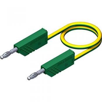 Cordon de mesure PVC SKS Hirschmann 2 mètres 2,5 mm² jaune/vert