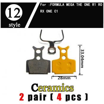 2 Pair Mountain E-BIKE Disc Brake Pads for Formula Mega The One R1 RO RX C1