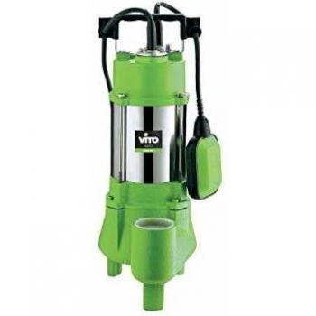 Bomba de Achique 1500W Acero Inoxidable para Agua Cargada con Cable de Alimentación de 6m - VITO