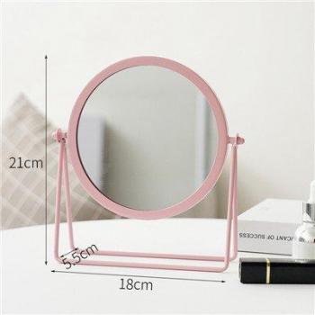 Portable Iron Cosmetic Mirror with Stand