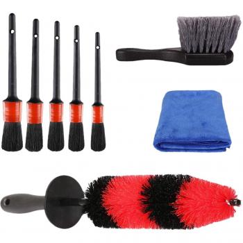 Kit d’entretien voiture AirClean 8 composants – roues à portée facile, brosse couture et pneu