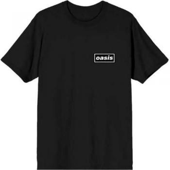 Unisex T-Shirt mit Songtext „Some Might Say“ von Oasis S schwarz