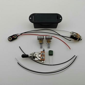 9V Battery Powered Active Humbucker Pickups for Electric Guitar