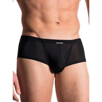 M101 Schwarze MANSTORE Retro-Hose – Hot Pant