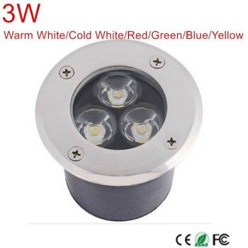 Spot encastré LED 3W pour éclairage extérieur
