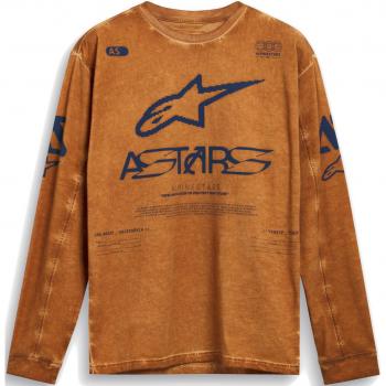 Alpinestars Nook Langarmshirt - Orange Braun - Größe 2XL - Männlich
