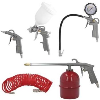 Pack d’Accessoires Compresseur d’air – 5 éléments, clic rapide intégré
