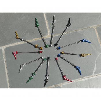 Brochettes de vélo FLX-QR-1 en titane pour VTT et route