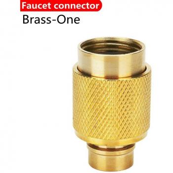 1/2 Brass Hose Water Stop Connector