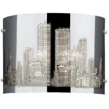 Aplique de Pared Trio Capital New York Cromo
