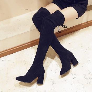 Bottes longues à talon carré Goxpacer