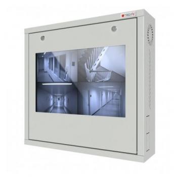 Box di Sicurezza per DVR e Sistemi di Videosorveglianza con Finestra per Schermo