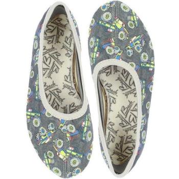 Zapatillas BECK 'Monster Cars' gris y colores