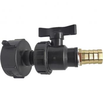Adaptador de rosca S60x6 3/4 para válvula de manguera de jardín IBC