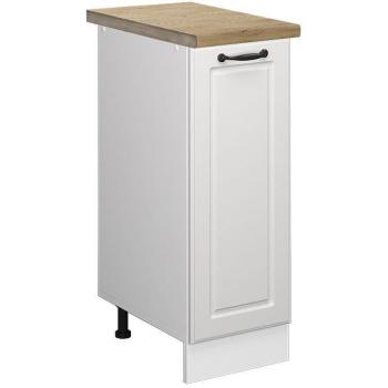 Armadio Cucina Dispensa Vicco R-Line Bianco Campagna 30 cm Rovere