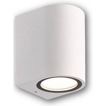Lampada a parete in stile elegante Bianca Gu10 di dimensioni 10x6,8 cm – Papillon