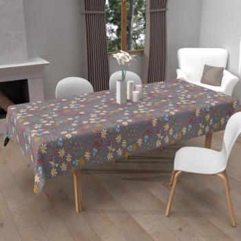 Nappe Imprimée Anti-Tâches Rectangle 140x200 Cm Artemis, Par Soleil D'ocre