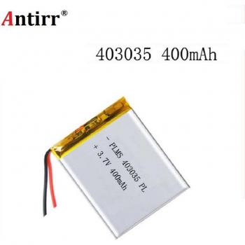 Batería polímero de litio 3,7 V 400 mAh – compatible con Mp3, MP4, MP5 y GPS