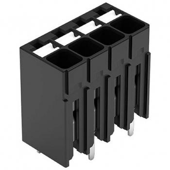 WAGO 2086-1124 Black PCB Terminal Block 1.50 mm² 4 Pins