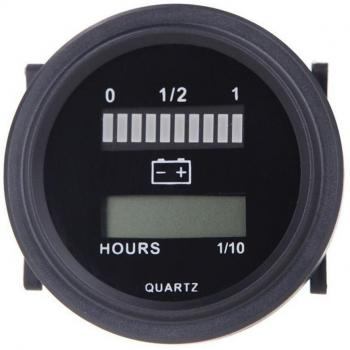 Digitaler Batteriestatusmonitor mit Stundenmessung