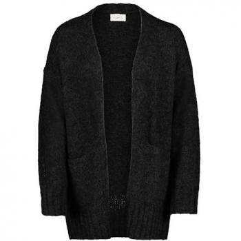 Damen Strickjacke Cartoon im Melange-Look
