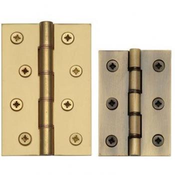 Satin Chrome Finish Double Phosphor Washered Hinge (Set of 2)