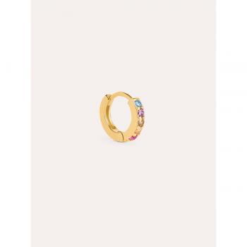 Cleo Aro Plata 925 con Baño Oro – Singularu