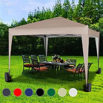 MCC 3x3m Pop-up Gazebo Waterproof Outdoor Garden Marquee Canopy Beige