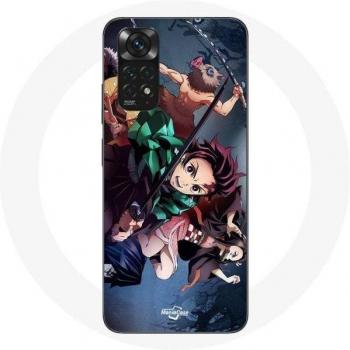 Carcasa Xiaomi Redmi Note 11 4G Tanjiro Nezuko Inosuke Kimetsu no Yaiba