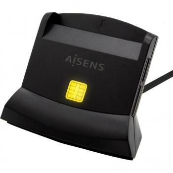 Lector de DNI y Tarjetas Aisens ASCR-SN04CSD-BK USB Tipo-C