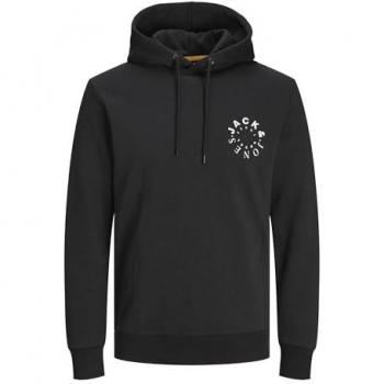 Jack & Jones - Sudadera con capucha mangas largas con bordado frontal de hombre