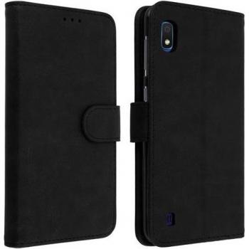 Funda Soporte Vintage para Samsung Galaxy A10 - Negro