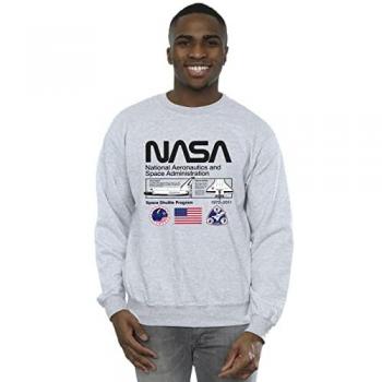 NASA Men's Space Admin Cotton Sweatshirt - Sport Grey
