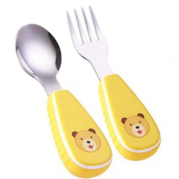 Cartoon Character Fork and Spoon Set