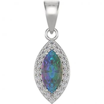 Silver Sissi Violet Halo