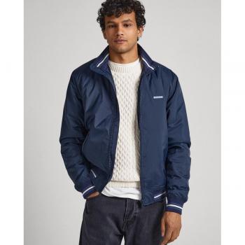 Chaqueta de Cuello Alto Azul Marino Pepe Jeans