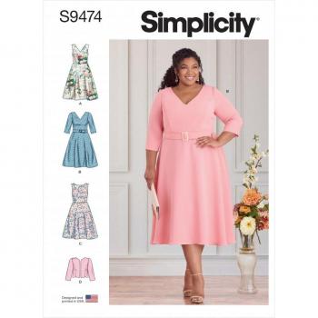 Patron Simplicité 9474 – Collection Robes & Vêtements Filles
