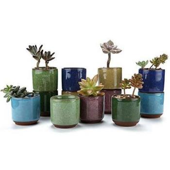 Macetas de Cerámica Ice Grieta T4U para Plantas