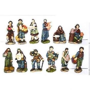 2S PASTORI PASTORELLI STATUINE PRESEPE