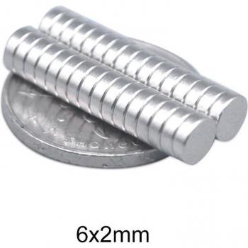 N35 Neodymium Mini Magnets 6x2mm