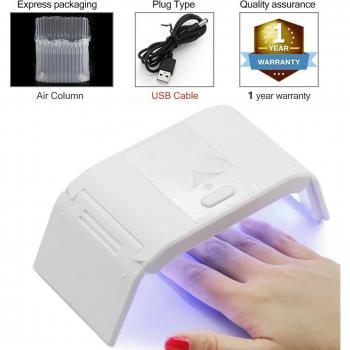 LKE 24W USB Nail Dryer with 12 LEDs