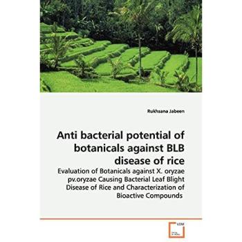 Anti bacterial potential of botanicals against BLB disease of rice