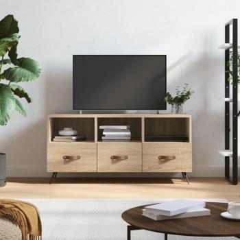 Mueble de TV vidaXL, medidas 102x36x50 cm, madera de ingeniería