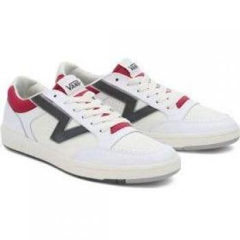 Zapatillas Vans Lowland blancas y rojas para hombre