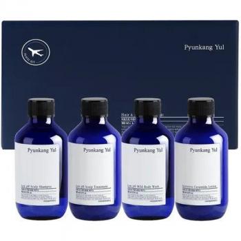 [PYUNKANG YUL] Hair & Body Travel Kit - 1set (4 items) Lotion Shampoo Body Wash