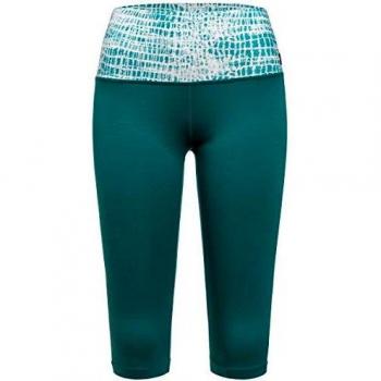 Supernatural Super 3/4 Tight Printed Collant Femme, Shaded Spruce/Spruce Shibori, FR : M
