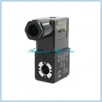 Bobine d’électrovanne pneumatique noire 24V DC