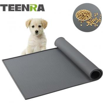 TEENRA Ex-Large Silicone Pet Feeding Mat 48x30cm for Dogs and Cats